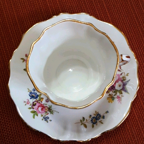 Hammersley English Cup and Saucer Gold Trimmed - Picture 3 of 4